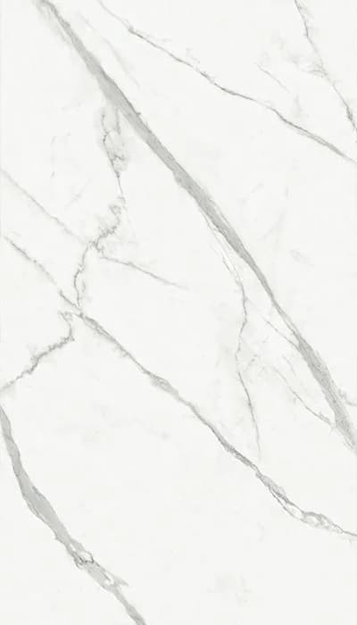 Extra Statuario — large-format marble-effect surface