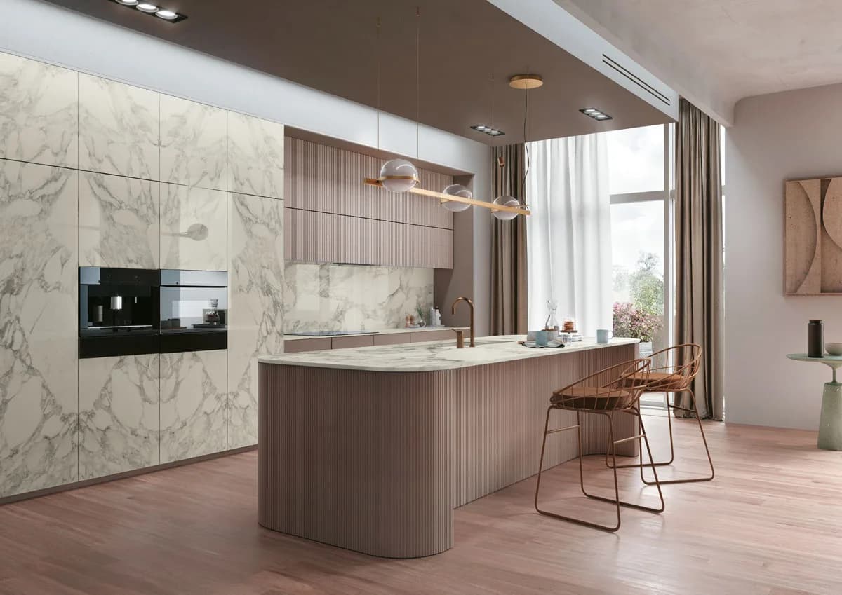 Calacatta Magnifico installed