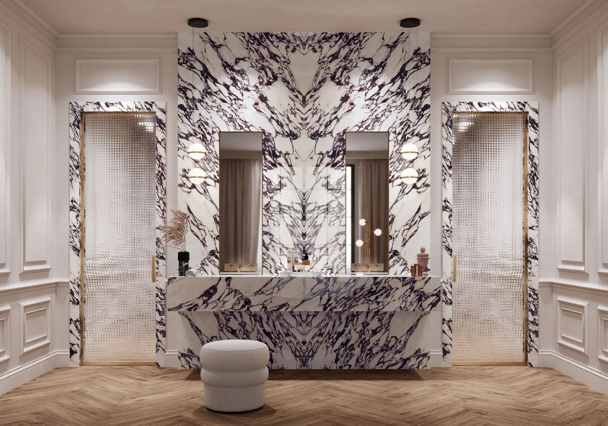 Bathrooms — Calacatta Hermitage