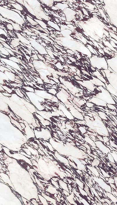 Calacatta Viola — large-format marble-effect surface