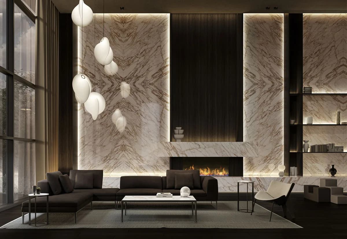 Fireplaces — Nero Marquinia